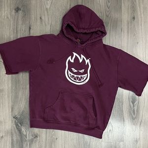 Spitfire | Shirts | Vintage Y2k Spitfire Sweatshirt Hoodie Thrashed  Skateboard Mens Large Maroon | Poshmark